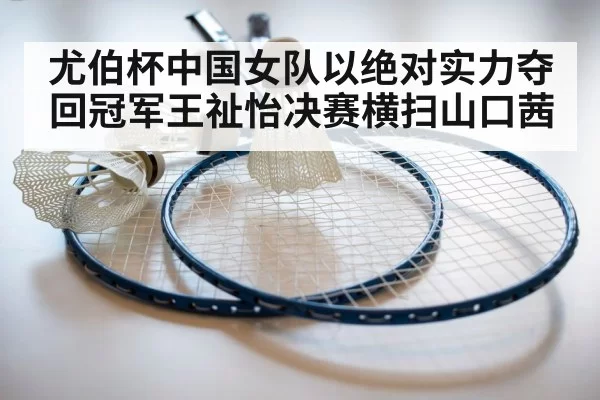 尤伯杯中国女队以绝对实力夺回冠军王祉怡决赛横扫山口茜